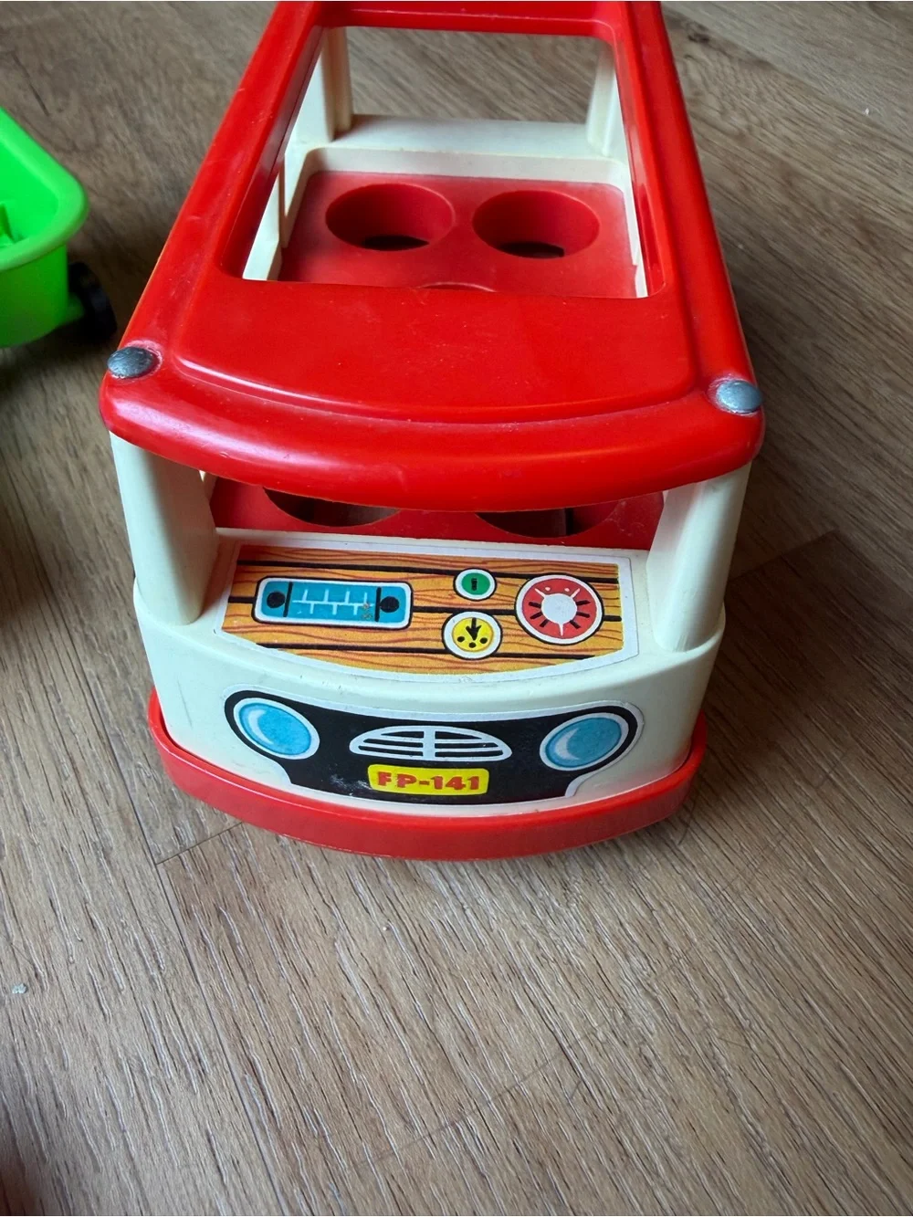 Vintage Fisher-Price Little People lot vehicles, figures, and Mini Bus #141!